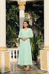 VETIVER DRESS In Mint Green Chiffon