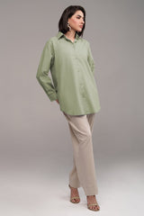 2 Pcs Cambric Co-ord Set – Mint | Premium Soft Cambric