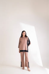 Elegant Suede Co-ord Set – 2 Piece Stylish Outfit