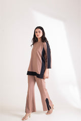 Elegant Suede Co-ord Set – 2 Piece Stylish Outfit