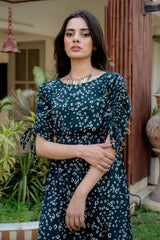 Tropical Gardenia Maxi Dress