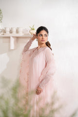 Jenaan 3 Piece Embroidered Chiffon Maxi Dress – Formal Wear