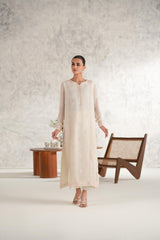 Mehr 3 Piece Chiffon Dress With Heavy Embalishment