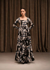 Fleuris Printed Maxi Dress