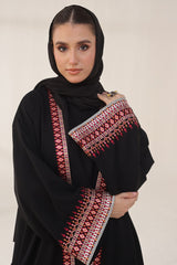 Noir Heritage Black Abaya