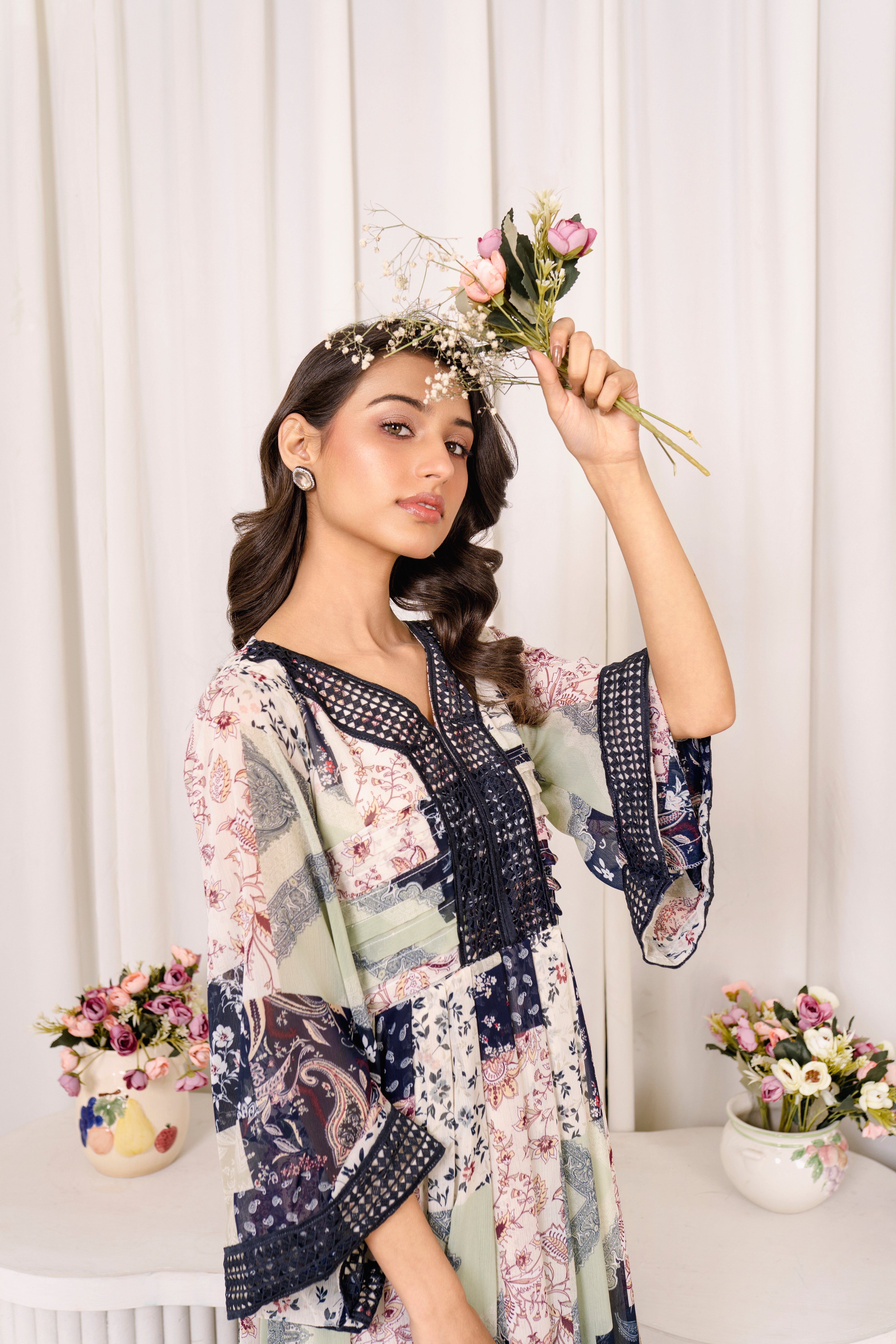 C A R L I E  Print Maxi Dress