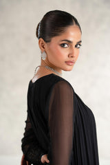 Mashal 3 Piece Embroidered Chiffon Maxi Dress – Formal Wear
