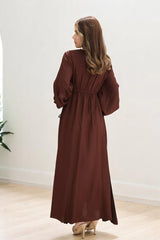 Sophia: Basic Solid  Maxi Dress