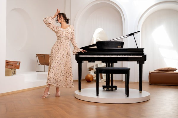 Chiffon Printed Long Dress For Women