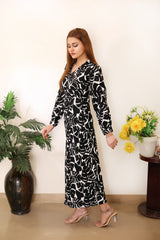 ZEBRAYY PRINTED LINEN MAXI