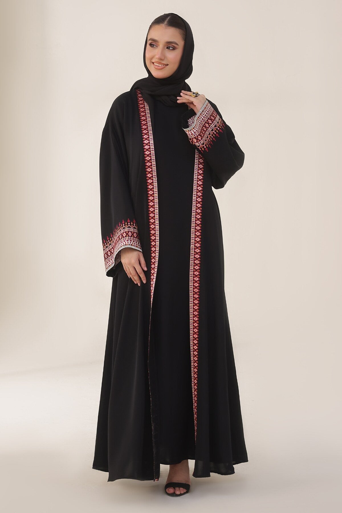 Noir Heritage Black Abaya